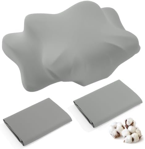 HOMBYS 2 Pack 100% Cotton Cervical Pillowcases (Only Pillowcase) by HOMBYS