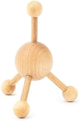 tuuli Accessories – Trigger Point Massage Tool, Multi-Functional Wooden Handheld Massager for Back, Neck, Shoulder and More, Helps Ease Muscle Tension and Support Skin Health by Itsallaboutwood