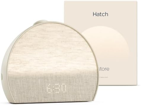 Hatch Restore 3 Sunrise Alarm Clock & Sound Machine, Smart Light (Putty) by Unknown