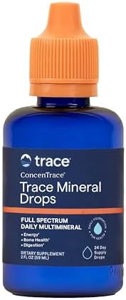 Trace Minerals ConcenTrace Mineral Drops, 70+ Ionic Minerals, 2 fl oz by TRACEMINERALS