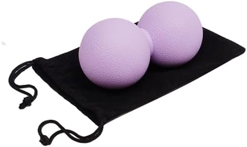 Double Lacrosse & Micro-Elastic Peanut Massage Ball - Myofascial Release Tool for Muscle, Back, Foot, and Physical Therapy, Mobility Roller for Acupressure and Relaxation (Purple) - Image 6