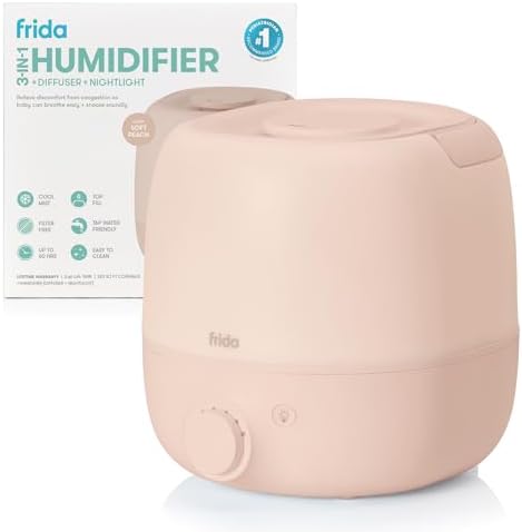 Frida Baby 3-in-1 Cool Mist Humidifier for Large Rooms & Bedroom, Essential by Unknown