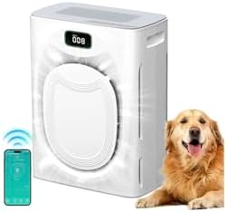 JVO Air Purifier for Pets Home - Covers 2400sq.ft Large Room, with Washable Filter & PM2.5 Display, Air Cleaner for Bedroom, Dorm, Office, Captures Pet Dander/Hair by JVO