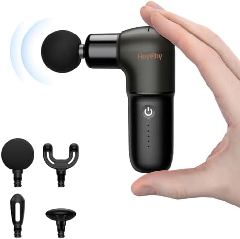 HEYCHY Super Mini Massage Gun, Deep Tissues Percussion Muscle Massager by HeyChy