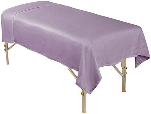 ForPro Premium Microfiber Massage Flat Sheet, 100"L x 63"W, Lavender - Image 3