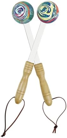 Bongers Handheld Percussion Massage Tool – Deep Tissue Trigger Point Tapping Sticks for Whole Body Pain Relief & Muscle Relaxation (Pink Rainbow Cosmic) by BongersMassageTool
