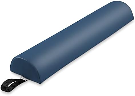 Saloniture Half Round Massage Table Bolster Pillow Pad - 26 x 6 x 3 Inch - Blue by Saloniture
