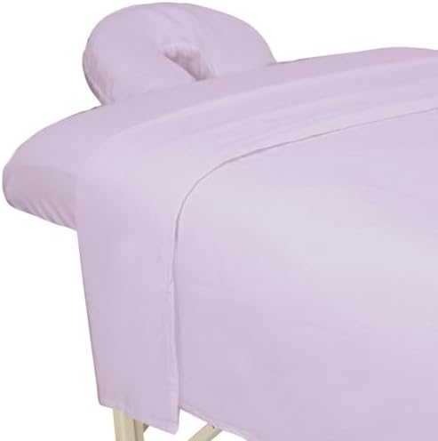 ForPro Premium Flannel 3-Piece Massage Sheet Set, English Rose by ForProProfessionalCollection