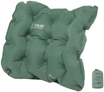 Inflatable Seat Cushion & Lumbar Support Lightweight TPU Non-Slip by STABLEEASEOUTDOORS