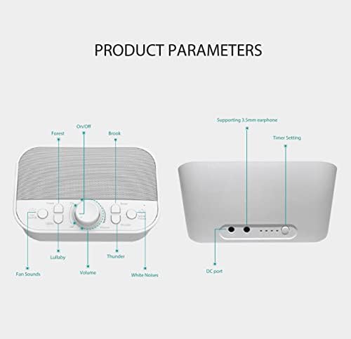 Riptunes White Noise Sound Machine w/ 28 Soothing Sounds, SM128 Enjoy Your Sleep with This Great Noise Machine - Image 7