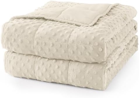 Mr. Sandman Weighted Blanket for Adults, Queen Size 20 lbs, 60 x 80 Inches by MrSandman