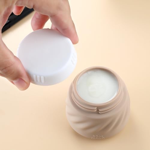 Gemice Travel Containers for Toiletries, TSA Approved 3 oz Leak-proof Silicone Travel Jars for Cream, BPA-Free Travel Size Container with Lid for Cosmetic Shampoo Cream (4 Pack) - Image 3