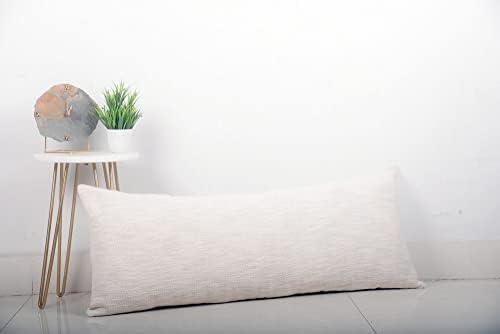 Trade Star 14x36 Cotton Lumbar Pillow Cover Rectangular Neutral Minimalist Cushion Cover Soft Decorative Long Pillowcase for Sofa Couch Bed Modern Farmhouse - Image 6