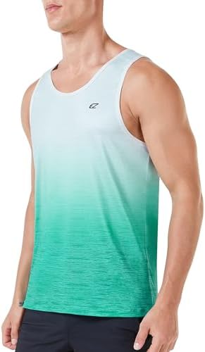 EZRUN Men's Quick Dry Workout Tank Top UPF 50+ Sweat-Wicking Gym Shirt - Image 2