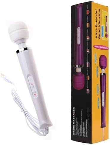 Power Massager Big Tool Electric Foot Neck Back Hand Leg Arm Shoulder Massage Aches Sports Recovery for Women (White Color) by Finever