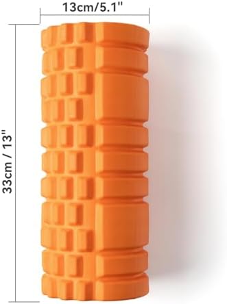 Krightlink Foam Roller High Density 13" Patented Exercise Roller for Deep Tissue Muscle Massage, Muscle Massage and Myofascial Trigger Point Release, Relieves Muscle Pain, Improves Mobility (Orange) - Image 6