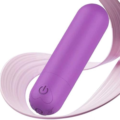 Mini Handheld Electric Back Massager Waterproof Quite Massager, Portable Massager for Back Neck Shoulder Body,Purple - Image 4