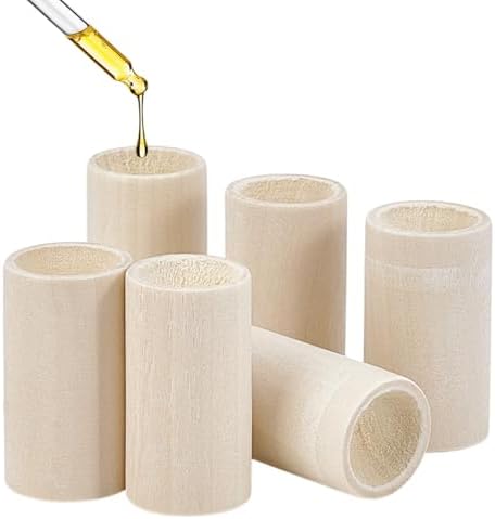 PH PandaHall 6pcs Wooden Essential Oil Diffuser, Small Fragrance DIffusers by PHPandaHall