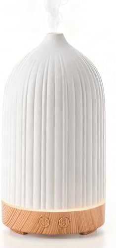 100ML Essential Oil Diffuser, Ultrasonic Cool Mist Aromatherapy Diffuser with Timer & 8-Color LED Light, Continuous & Intermittent Mist Modes, Auto-Off, Quiet Diffusers for Home Office Yoga by Unknown