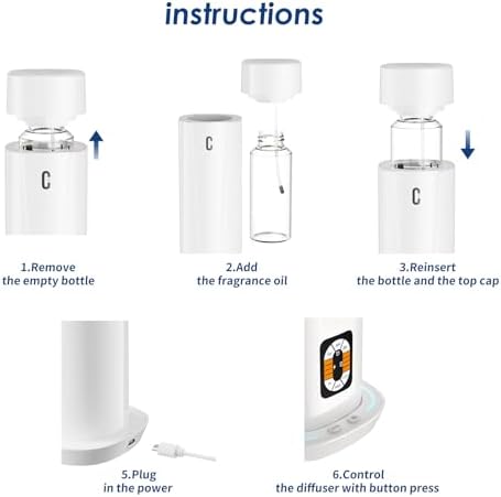 Waterless Scent Diffuser, Essential Oil Diffuser for Home, Office, Hotel - Image 5