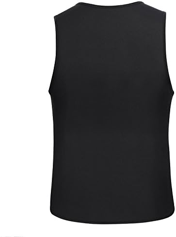 CORATED Men Sauna Vest Sweat Waist Trainer Zipper Hot Neoprene Tank Top Corset Compression Body Shaper Sauna Shirt Workout - Image 5