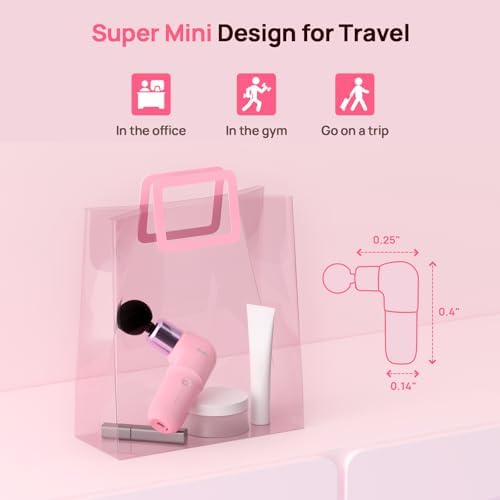 HEYCHY Mini Massage Gun, Deep Tissue Portable Percussion Muscle Massager - Image 4