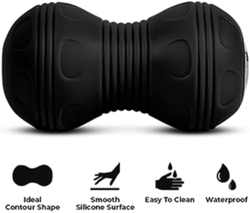 Rolling With It Vibrating Peanut Massage Ball, Deep Tissue, Black - Image 6