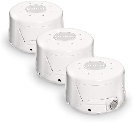 Yogasleep Dohm Classic (3 Pack) The Original White Noise Sound Machine, Soothing Natural Sounds from a Real Fan, Sleep Therapy for Adults & Baby, Noise Cancelling for Office Privacy & Meditation by Yogasleep