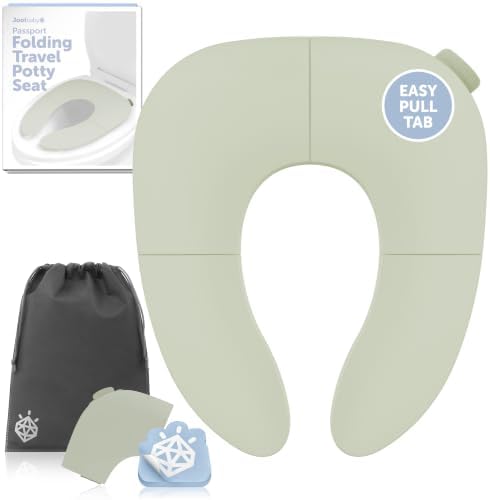 Jool Baby Folding Travel Potty Training Seat – Easy-Remove Pull Tab (Sage) by Unknown