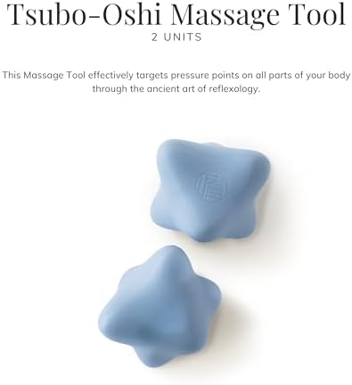 Tsubo-Oshi Massage Tools: 2-Pack Pressure Point Reflexology Tool - Handheld Silicone Massager for Knots, Muscle Tension & Relaxation - Vegan - Image 3