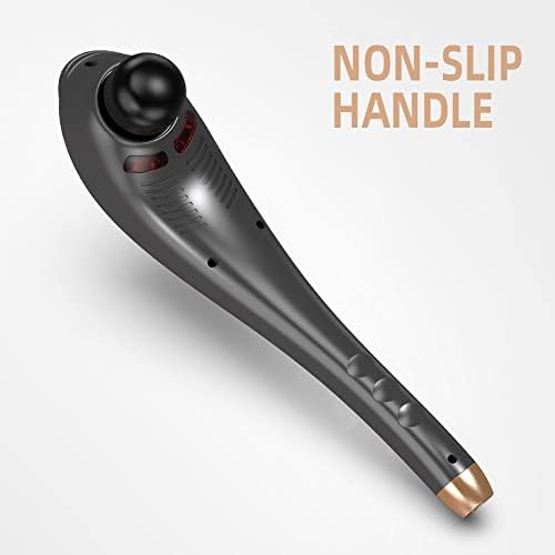 Back Massager for Pain Relief, Portable Cordless Massager with Type-C Charging, Deep Tissue Back Massage Machine, Hand Held Massage Tool, Body Relaxation Handheld, Rechargeable - Image 4