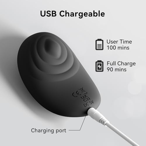 Mini Handheld Electric Massage Ball, Multifunctional Waterproof Rechargeable Body Relaxation Massage Tool, Black - Image 2