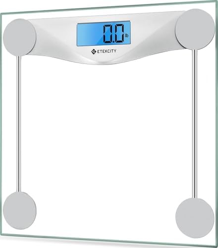 Etekcity Digital Body Weight Bathroom Scale, 6mm Tempered Glass, 400 lbs by Etekcity