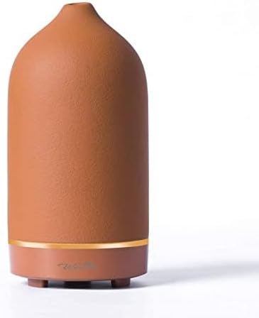 Essential Oil Diffuser,120ml Aromatherapy Ceramic Diffusers with Auto Shut Off Function for Home Office Room(Terracotta) - Image 4