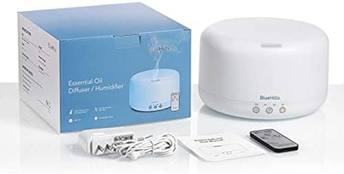 BlueHills 1000 ML Essential Oil Diffuser Premium Humidifier XL Remote White - Image 4
