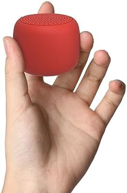 Babelio White Noise Sound Machine for Adults Kids Baby, Mini, 15 Non-looping Sounds, Timer, Memory Function, Easy to Pocket and Travel Red by BABELIO