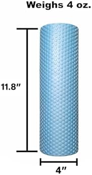 11.8 Inch Medium Density Foam Massage Roller - Light Blue Trigger Point Massage Roller for Deep Tissue Excercise, Massage and Recovery by GolgiStim - Image 3