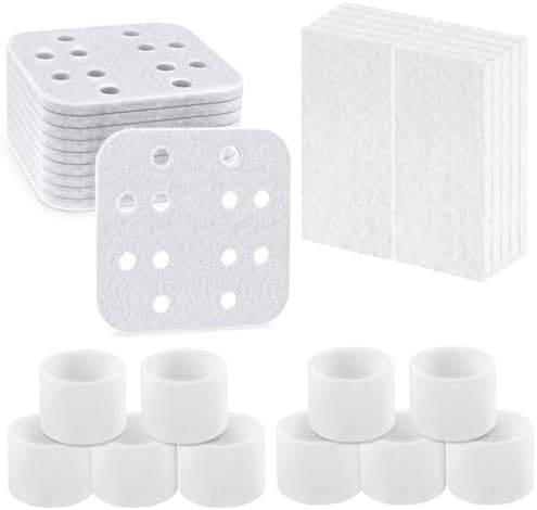 10 Pack Humidifier Filters, 10 Pack Absorption Pads and 10 Pack Aroma Pads by Beckacher