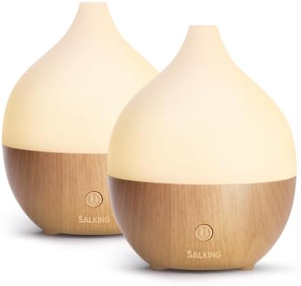 SALKING Essential Oil Diffuser 2 Pack, 100ml Aromatherapy Diffuser for Home by SALKING