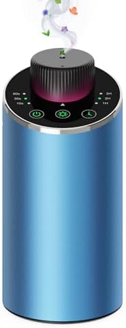 Waterless Essential Oil Diffuser Aromatherapy Scent Diffusers for Home Large Room, Bedroom, Car, Office, Desk, Battery Operated Mini Portable Air Freshener, 3 Countdown Timers & 3 Mist Levels by Unknown
