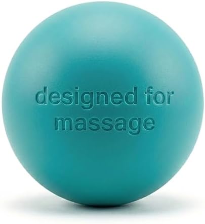 Massage Ball for Myofascial Release, Pure Silicone, Designed for Massage (NOT Lacrosse), Completely Free of BPA/Latex/Rubber/PFAS, for Trigger Point Therapy, Ideal Firmness and Traction by Ergodriven
