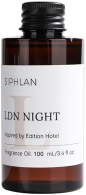 LDN Night Hotel Collection Diffuser Oil – 100mL Luxury Aromatherapy Essential Oil for Diffusers & Waterless Diffusers – Premium Fragrance for Home & Office by Unknown