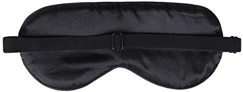 100% Mulberry Silk Sleep Mask Blackout, Cute Natural Sleeping Mask with Adjustable Elastic Strap, Satin Eye Cover for Men Women Adults (Fuck Off) - Image 3