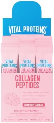 Vital Proteins Collagen Peptides Powder, Strawberry Lemonade Flavor, 20 Ct by VitalProteins