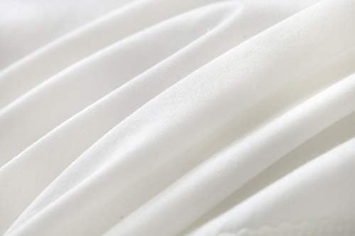 F.Y.Dreams Weighted Blanket Duvet Cover 60x80 inches with 8 Ties,Zipper on Long Side/100% Cotton, Off-White/Just Duvet Cover - Image 3