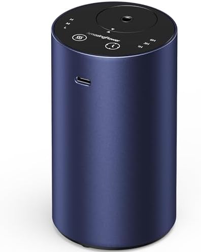 Waterless Essential Oil Diffuser, Rechargeable Car Scent Diffuser, Blue by AMAZINGFLOWER
