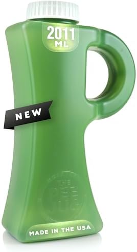 The Original (P) ee Jug - 2011mL (68oz) Spill-Proof Portable Urinal, Green by TheOriginalPeeJug