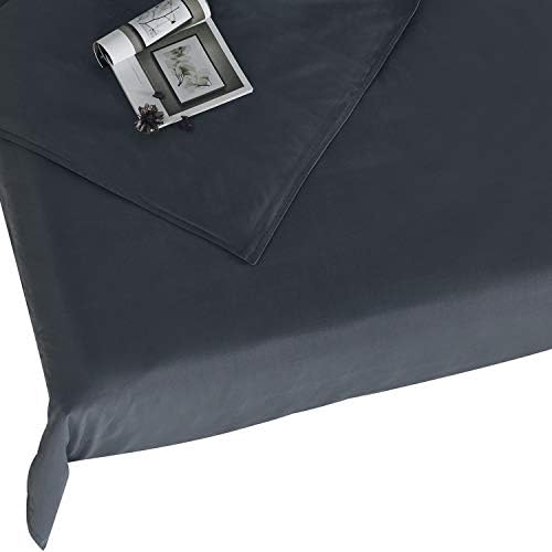 TONGDADA Weighted Blanket Cover (Dark Grey Cotton, 90''x108'' Duvet Cover) - Image 4