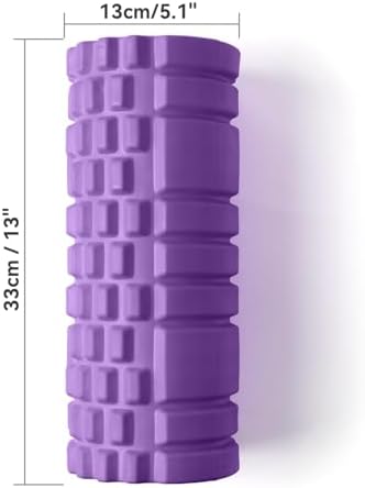 Krightlink Foam Roller for Muscle Massager, Patented 13" High Density Exercise Roller for Muscle and Myofascial Trigger Point Release, Yoga, Back Roller for Fitness, Yoga (Purple) - Image 6