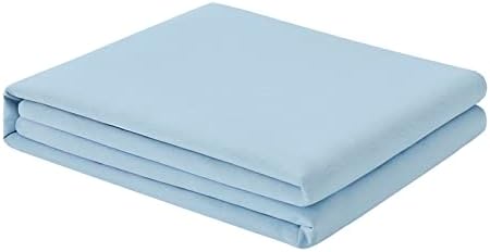 FreshCulture King Flat Sheet - Hotel Quality King Flat Sheet Only - Brushed Microfiber Top Sheet - Ultra Soft & Breathable - Wrinkle-Free - Easy Care - Single Flat Sheet (King, Light Blue) by FreshCulture